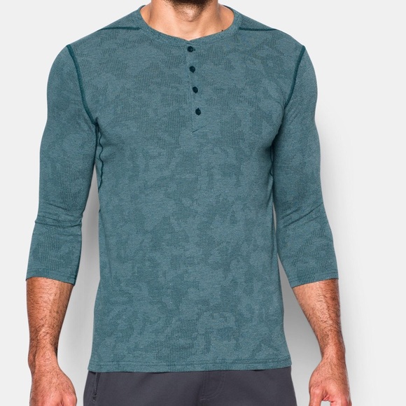 Under Armour Other - UNDER ARMOUR THREADBRONE 3/4 UTILITY HENLEY size L